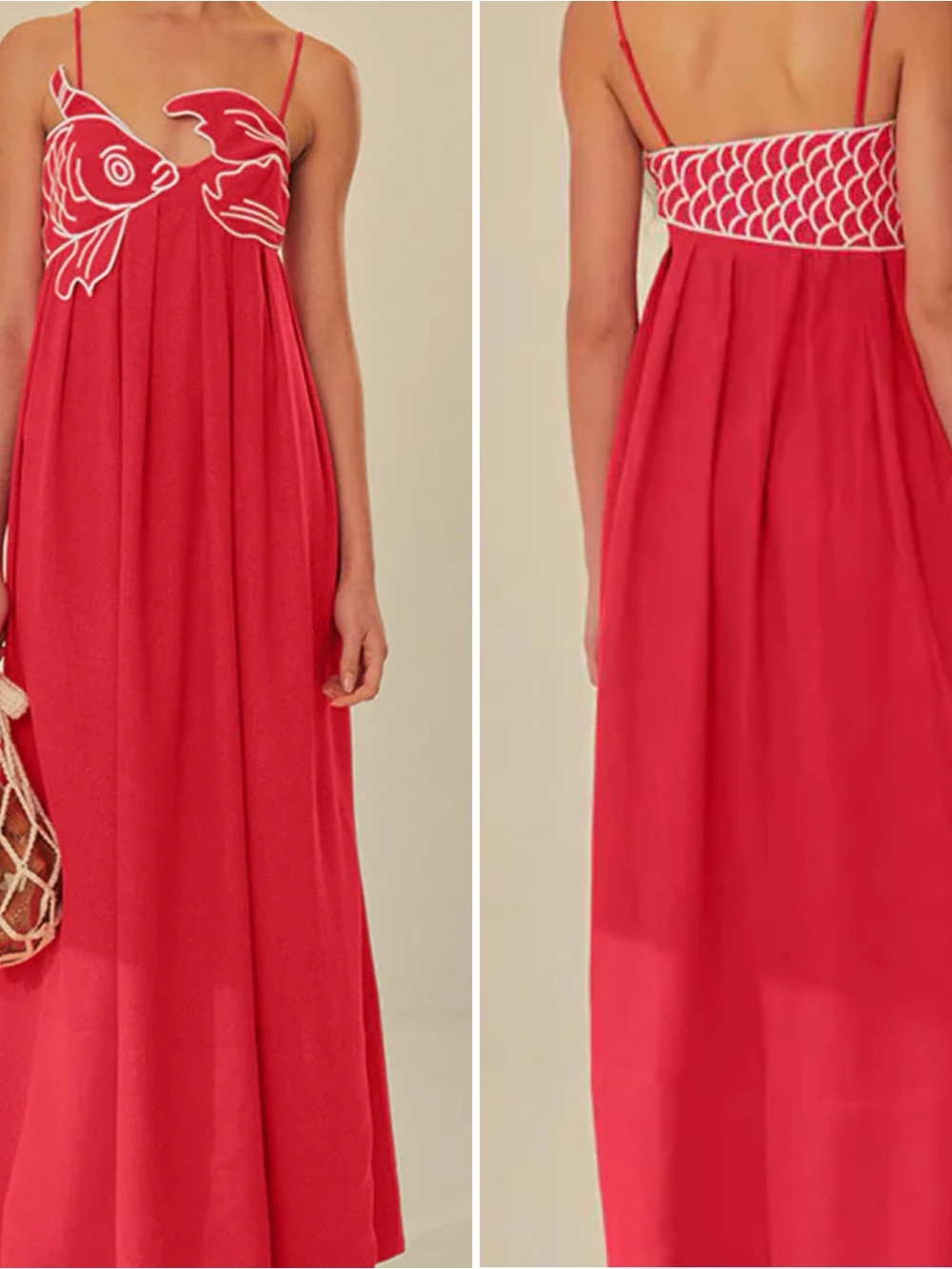 Fish Graphic Maxi Dress